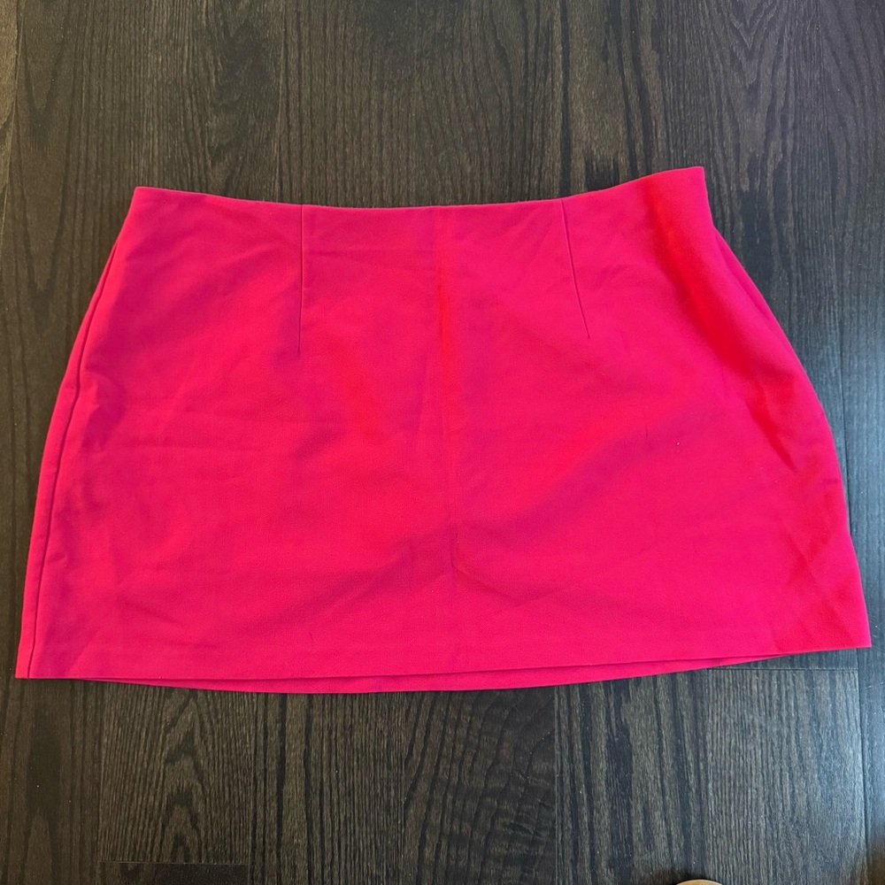 Abercrombie & Fitch Bright Pink Mini Skirt with liner